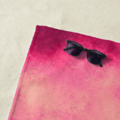 Roze zand Cloud Effect Strandlaken (In situ)