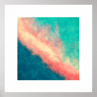 Roze zand paradise (Zen Square) Poster