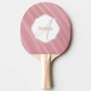 Roze zand ripples Personalized Ping Pong Paddle Tafeltennisbatje