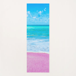 Roze zandbak yogamat