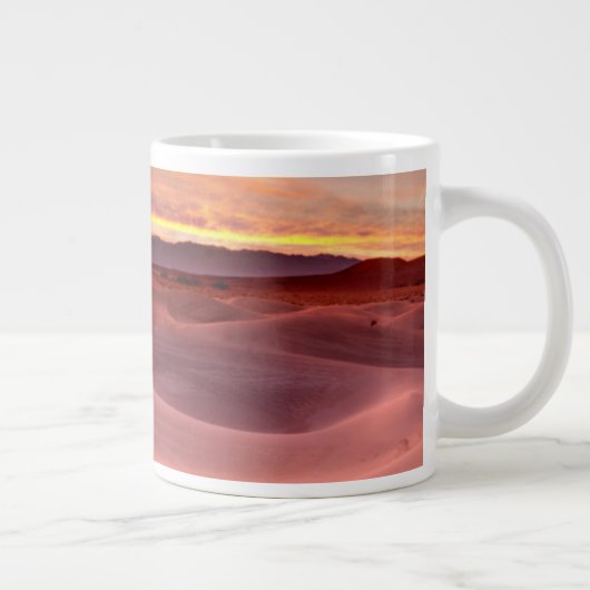 Roze zandduinen, Death Valley, CA Extra Grote Mok (Rechts)