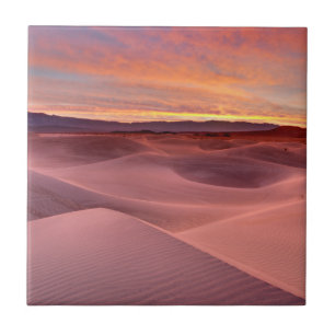 Roze zandduinen, Death Valley, CA Tegeltje