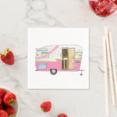 Roze Ze Shed Camper Trailer Servet (Insitu)