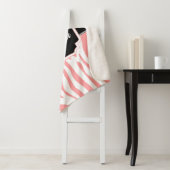 Roze Zebra Afdrukken Sherpa Deken (In situ)