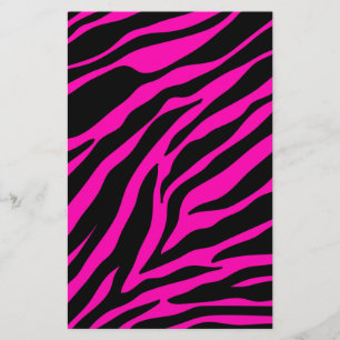 roze zebra briefpapier