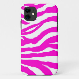 Roze zebra iPhone 11 hoesje