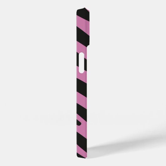 Roze Zebra gestreept Hoesje-Mate Case-Mate iPhone Case (Achterkant / Rechts)