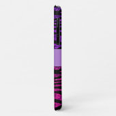 Roze Zebra, Groene Zebra, Glitter Zebra, Monogram Case-Mate iPhone Case (Achterkant/links)