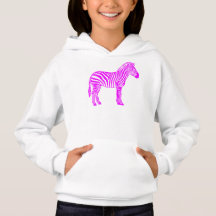 Roze zebra kinder T-shirt – Mooie gestreepte dierl