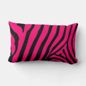Roze Zebra kussen (Achterkant)
