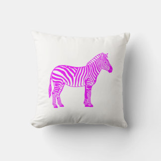 Roze zebra  kussen