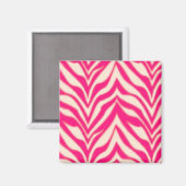 Roze Zebra Magneet (Voorkant / Achterkant)