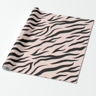 Roze Zebra Pattern Cadeaupapier