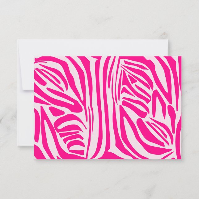 Roze zebra print (Voorkant)