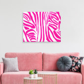 Roze zebra print (Insitu (Woonkamer))