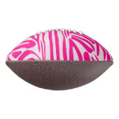 Roze zebra print american football (Gedraaid 90)