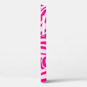 Roze zebra print Case-Mate iPhone case (Achterkant / Links)