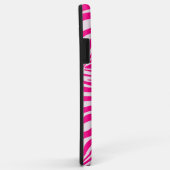 Roze zebra print Case-Mate iPhone case (Achterkant/rechts)