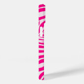 Roze zebra print Case-Mate iPhone case (Achterkant / Rechts)