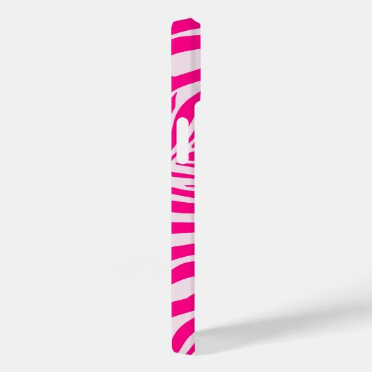 Roze zebra print Case-Mate iPhone case (Achterkant / Rechts)