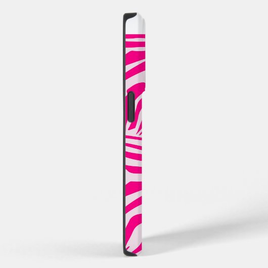 Roze zebra print Case-Mate iPhone case (Achterkant / Rechts)