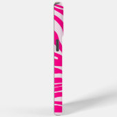 Roze zebra print Case-Mate iPhone case (Achterkant / Rechts)