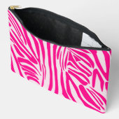Roze zebra print etui (Open)