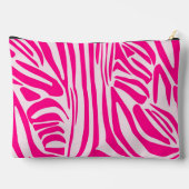 Roze zebra print etui (Achterkant)