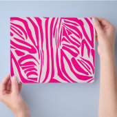 Roze zebra print flyer (Hand)