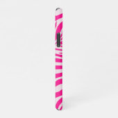 Roze zebra print iPhone hoesje (Rechterkant)