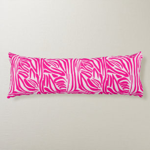 Roze zebra print lichaamskussen