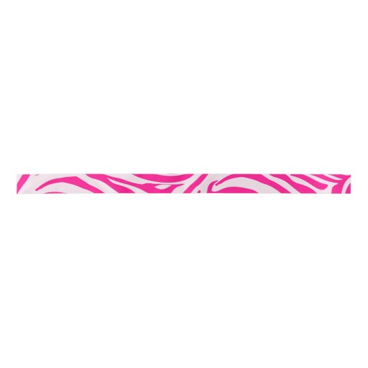 Roze zebra print lint (Voorkant)