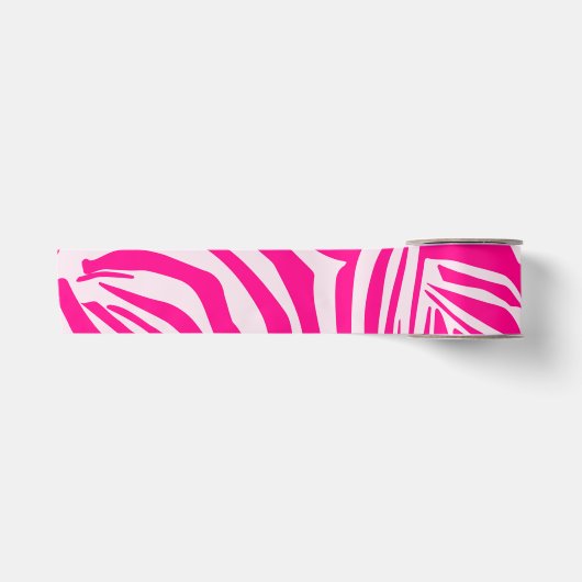 Roze zebra print lint (Voorkant)