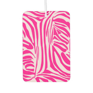 Roze Zebra Print Patroon Luchtverfrisser