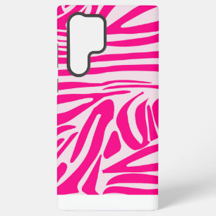 Roze zebra print samsung galaxy hoesje