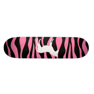 Roze Zebra skateboard
