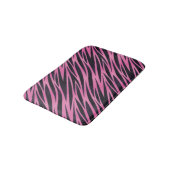 Roze Zebra Stripe achtergrond Badmat (Gekanteld)