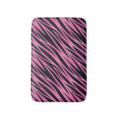 Roze Zebra Stripe achtergrond Badmat (Voorkant Verticaal)