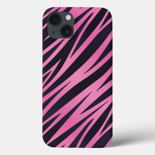 Roze Zebra Stripe Achtergrond Case-Mate iPhone Case (Achterkant)