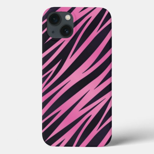 Roze Zebra Stripe achtergrond Case-Mate iPhone Case (Achterkant)