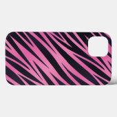 Roze Zebra Stripe achtergrond Case-Mate iPhone Case (Achterkant (horizontaal))