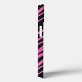 Roze Zebra Stripe achtergrond Case-Mate iPhone Case (Achterkant / Rechts)
