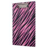 Roze Zebra Stripe achtergrond Klembord (Links)