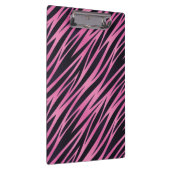 Roze Zebra Stripe achtergrond Klembord (Rechts)
