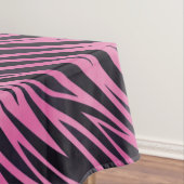 Roze Zebra Stripe achtergrond Tafelkleed (Voorbeeld)