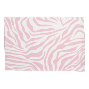 Roze Zebra Stripes Wild Dierlijk printpatroon Kussensloop