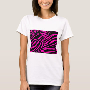 roze zebra t-shirt