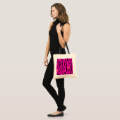 Roze Zebra Tas (Voorkant (model))