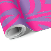 Roze zebraprint cadeaupapier (Rol Hoek)