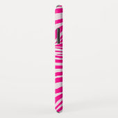 Roze zebraprint Case-Mate iPhone case (Achterkant/rechts)